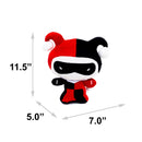 Dog Toy Squeaker Plush - DC Comics Chibi Harley Quinn Standing Pose