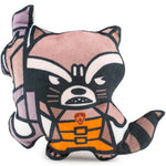 Dog Toy Squeaker Plush - Kawaii Rocket Raccoon Angry Pose