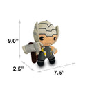 Dog Toy Squeaky Plush - Kawaii Thor with Hammer Standing Pose