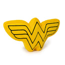 DTPT-WWBS Dog Toy Squeaky Plush - Wonder Woman Logo Icon Yellow Black