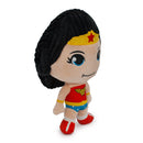 Dog Toy Squeaker Plush - Wonder Woman Full Body Standing Pose with Corduroy Hair