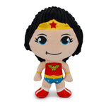 Dog Toy Squeaker Plush - Wonder Woman Full Body Standing Pose with Corduroy Hair