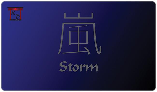 Storm Kanji Playmat