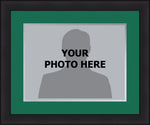 NHL Hockey Photo Picture Frame Kit - Dallas Stars (Green Matting, Silver Trim)