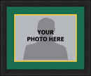 MLB Baseball Photo Picture Frame Kit - Oakland Athletics (Green Matting, Yellow Trim)