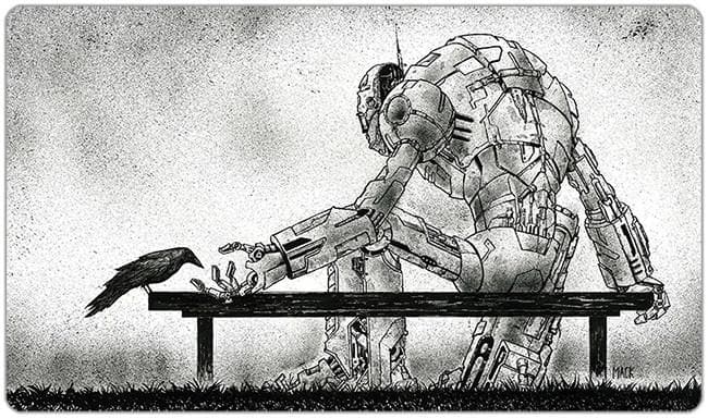 Lonely Robot Playmat