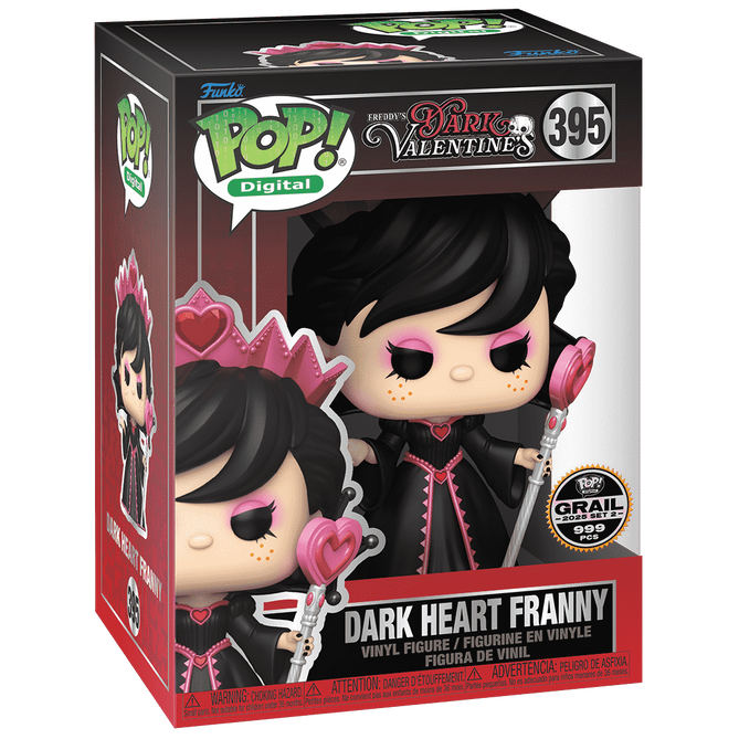 Pop! Digital Freddy’s Dark Valentine Dark Heart Franny NFT Grail #395 LE467 (Includes PopShield Armor)