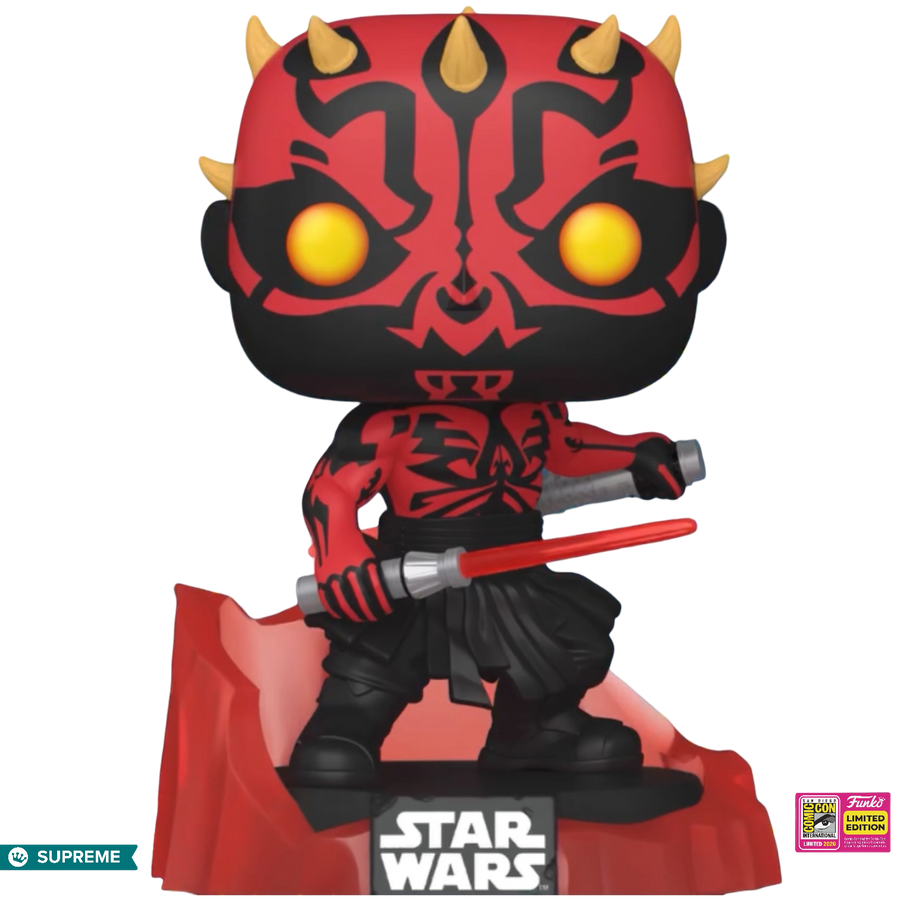 SDCC 2026 Darth Maul (Kyber Crystal) with Protector & Guaranteed Mint LE9500