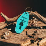 Daughter Of Immigrants Motel Style Keychain