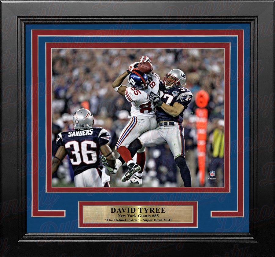 David Tyree Super Bowl XLII Helmet Catch New York Giants 8
