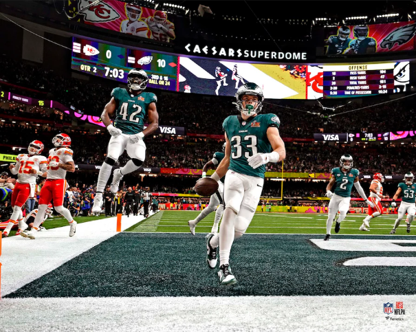 Cooper DeJean Super Bowl LIX Pick Six Philadelphia Eagles 8