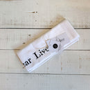 Dear Liver, This Season May Be Rough-STAY STRONG! Thirsty Boy Dish Towel | Christmas Giftable Cotton Flour Sack Kitchen Towel | 30" x 30"