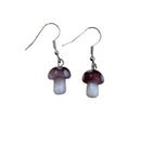 Deep Forest Mushroom Hook Earrings