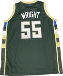 Delon Wright Signed Jersey PSA Milwaukee Bucks Autographed