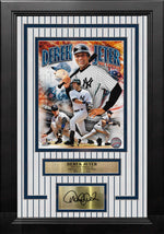 Derek Jeter Captain Collage New York Yankees 8" x 10" Framed Baseball Photo with Engraved Autograph
