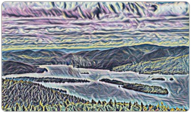 Purple Mountains Playmat