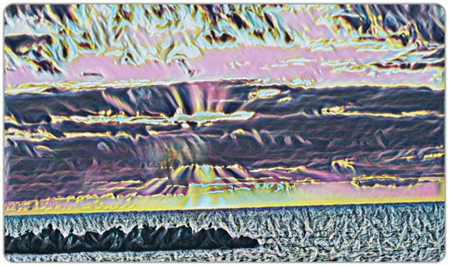 Purple Sunset Playmat