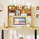 Desktop Bookshelf Countertop Storage Hutch with 6 Shelves