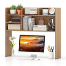 Desktop Bookshelf Countertop Storage Hutch with 6 Shelves