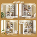 Desktop Display Rack with 8 Open Cubes for Home Office