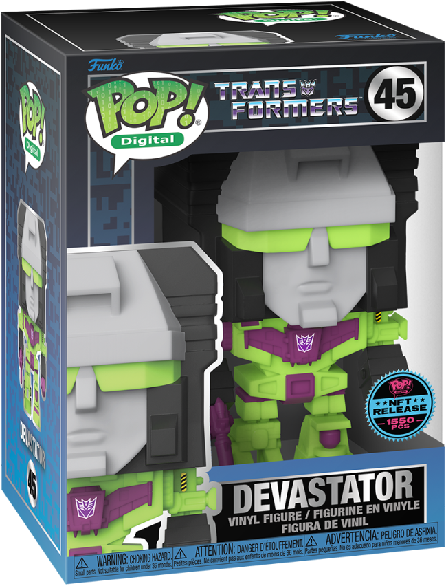 Funko Pop! Transformers Devastator #45 NFT Release