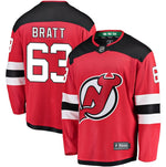 Jesper Bratt New Jersey Devils Home Breakaway Player Jersey - Red