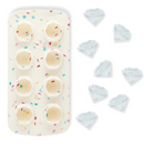 Diamond Shaped Silicone Ice Cube Tray | Makes 8 Diamond-Shaped Ice Cubes