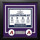 Arizona Diamondbacks Custom MLB Baseball 16x20 Picture Frame Kit (Multiple Colors)
