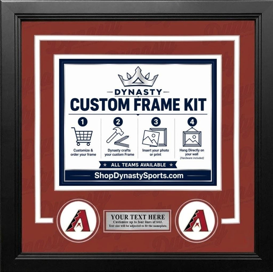 Arizona Diamondbacks Custom MLB Baseball 16x20 Picture Frame Kit (Multiple Colors)