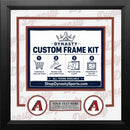 Arizona Diamondbacks Custom MLB Baseball 11x14 Picture Frame Kit (Multiple Colors)
