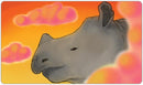 Rhino Sunset Playmat
