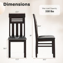 Dining Chairs High Back Dining Room Chairs Set of 2