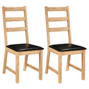 Dining Chairs Set of 2 Farmhouse Dining Room Chairs with Hollowed Backrest