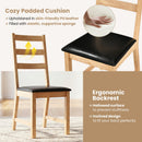 Dining Chairs Set of 2 Farmhouse Dining Room Chairs with Hollowed Backrest