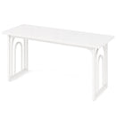 Dining Table for 6-8 People 63 Inch Rectangular Farmhouse Kitchen Table-White