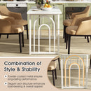 Dining Table for 6-8 People 63 Inch Rectangular Farmhouse Kitchen Table-White