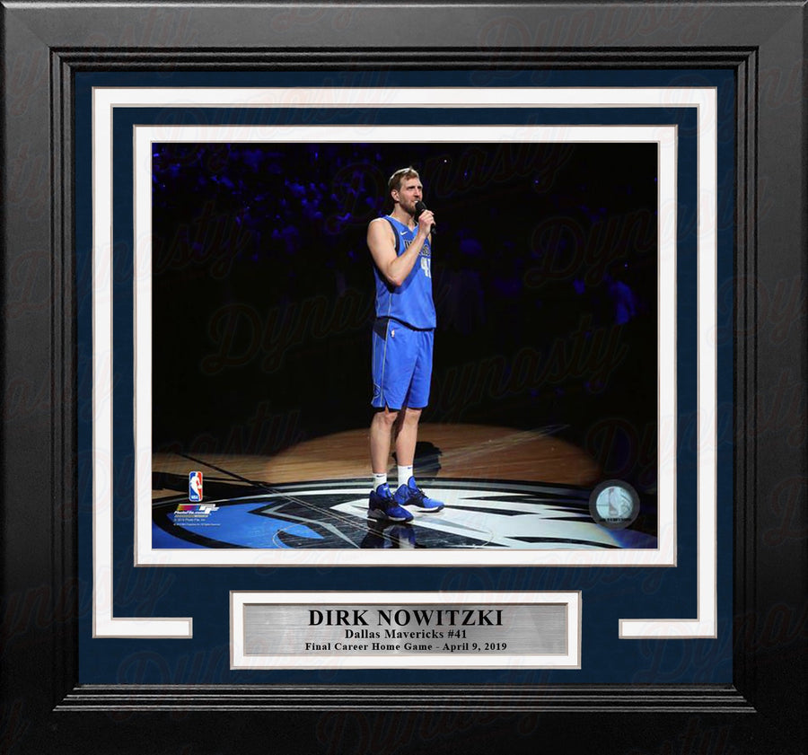 Dirk Nowitzki Dallas Mavericks Final Career Home Game NBA Basketball 8
