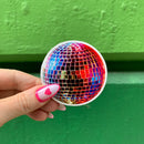 Disco Ball Sticker | 70's Retro Vinyl Die Cut Sticker