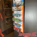 Display Stand + Wall Display Sleeve for 1:64 Scale Vehicles | 5-Car Display for Hot Wheels or Matchbox cars