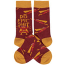 Do Epic Shit Socks | Super Hero Illustration | Gift for Her