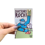 Doctors Rock Gloved Hand Enamel Pin