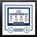 Los Angeles Dodgers Custom MLB Baseball 16x20 Picture Frame Kit (Multiple Colors)
