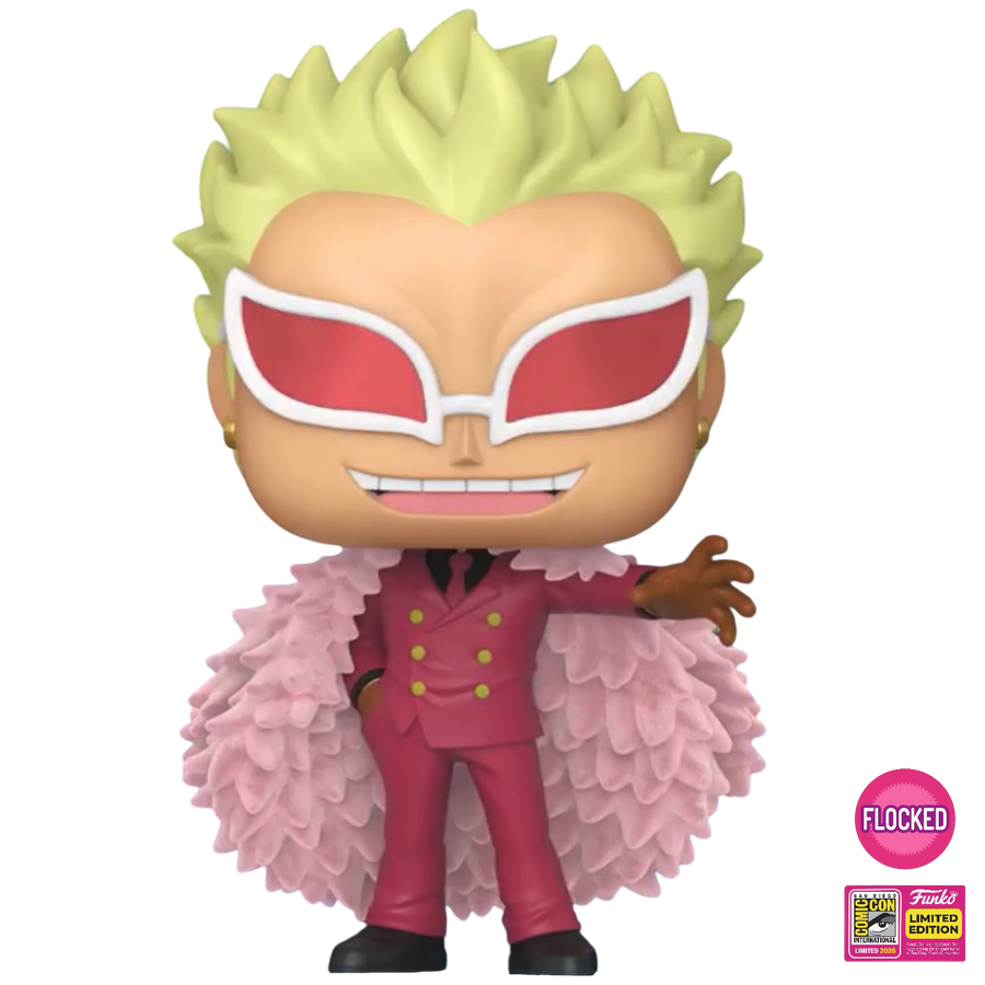 SDCC 2026 Doflamingo Flocked with Protector & Guaranteed Mint