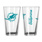 Miami Dolphins Game Day Pint Glass