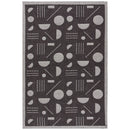 Domino Woven Cotton Jacquard Dishtowel | Geometry Modern Hand Tea Dish Cloth | 18" x 28"