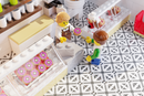 Parlor Doughnuts Tile Part Pack (20 Tiles) made with LEGO parts