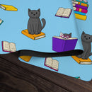 Book Cats Pattern Playmat