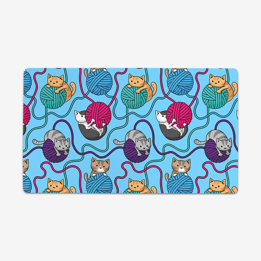 Cats And Yarn Playmat