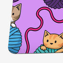 Cats And Yarn Playmat