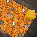 Halloween Pumpkin Cats Playmat